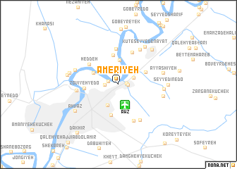 map of Āmerīyeh