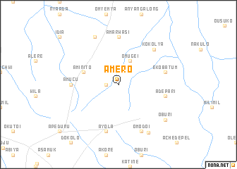 map of Amero