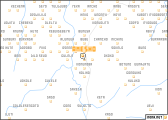 map of Āmesho