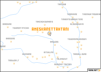 map of Ameskar et Tahtani