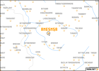 map of Amesmsa