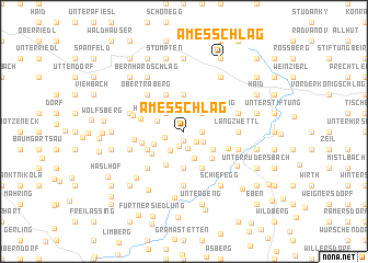 map of Amesschlag