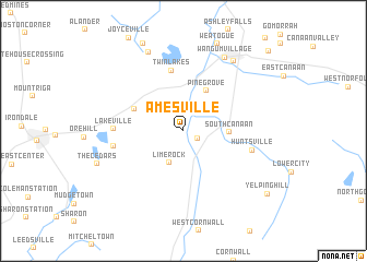 map of Amesville