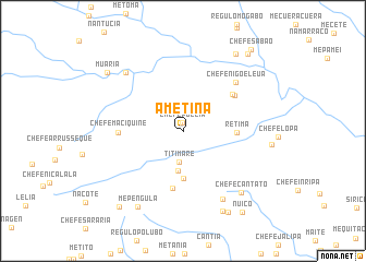 map of Ametina