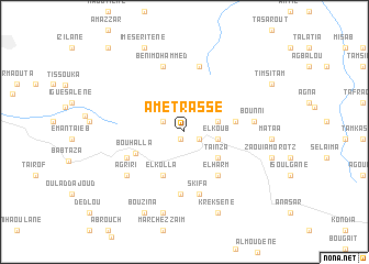 map of Ametrasse