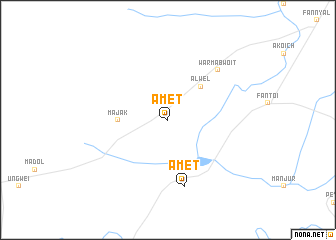 map of Amet