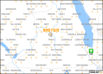 map of Ameysin