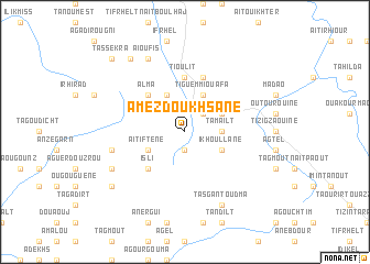 map of Amezdou Khsane