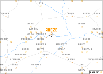 map of Ameze