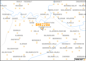 map of Amezzou