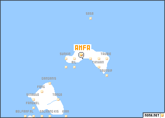map of Amfa