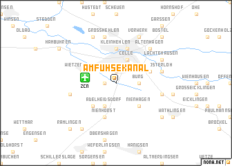 map of Am Fuhsekanal