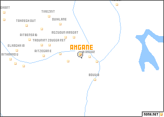 map of Amgane