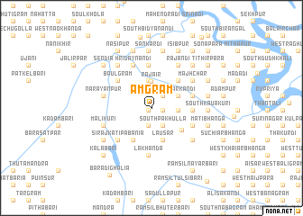 map of Āmgrām