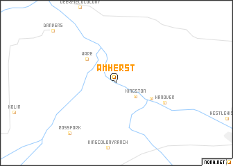 map of Amherst