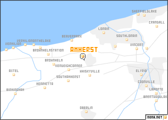 map of Amherst