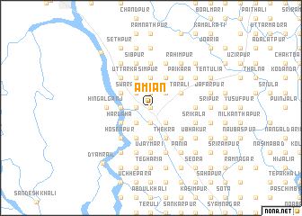 map of Amiān