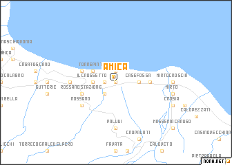 map of Amica