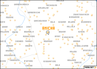 map of Amicha