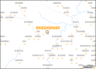 map of Amieghomwan