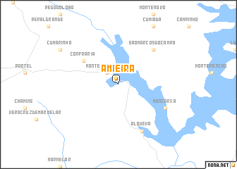 map of Amieira