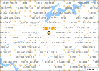 map of Amieira