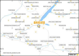 map of Amieira