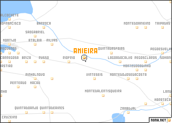 map of Amieira