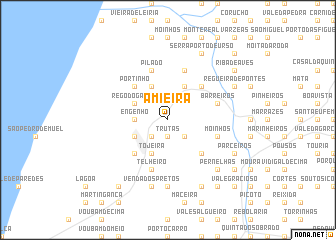 map of Amieira