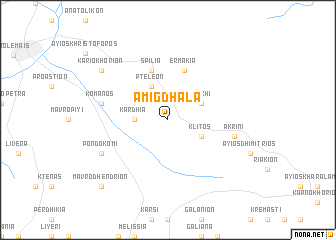 map of Amígdhala