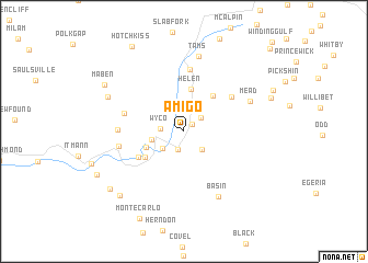 map of Amigo