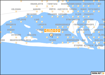 map of Aminapa