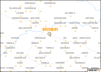 map of Aminbiri