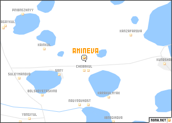 map of Amineva