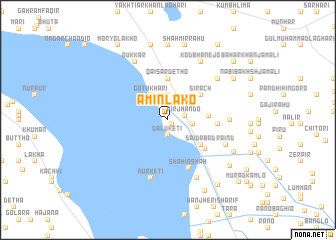 map of Amīn Lāko