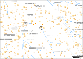 map of Amīn Nāhiūn