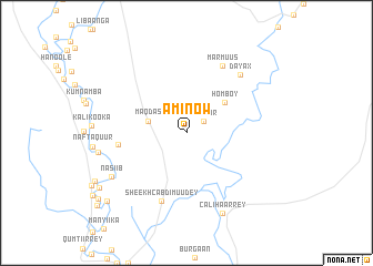 map of Aminow