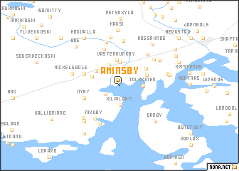 map of Åminsby