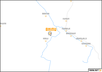 map of Aminu