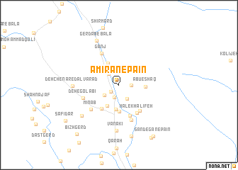 map of Amīrān-e Pā\