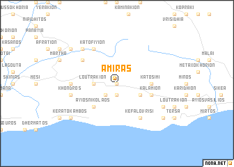 map of Amirás