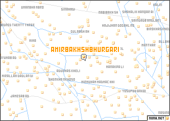 map of Amīr Bakhsh Bhurgari