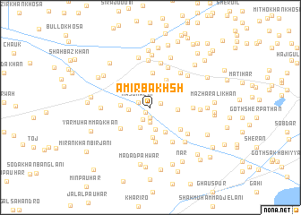 map of Amīr Bakhsh