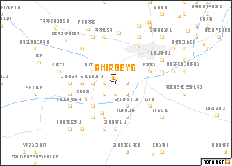 map of Amīr Beyg