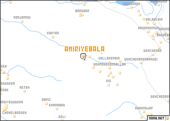 map of Amīrī-ye Bālā