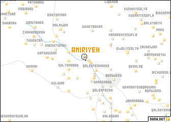 map of Amīrīyeh