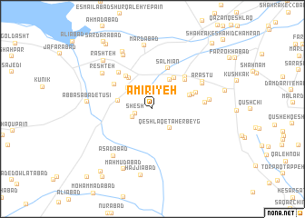 map of Amīrīyeh