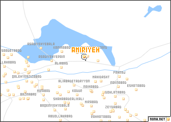 map of Amīrīyeh