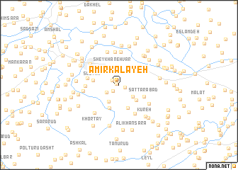 map of Amīr Kalāyeh