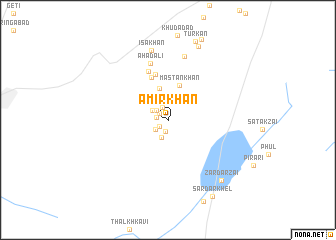 map of Amīr Khān